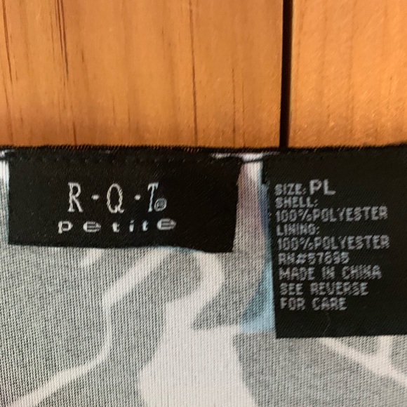 🌈R-Q-T Black with White Underlay Top - Picture 3 of 6